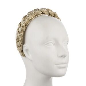 Loeffler Randall Women's Lilac Braided Headband, Gold, One Size